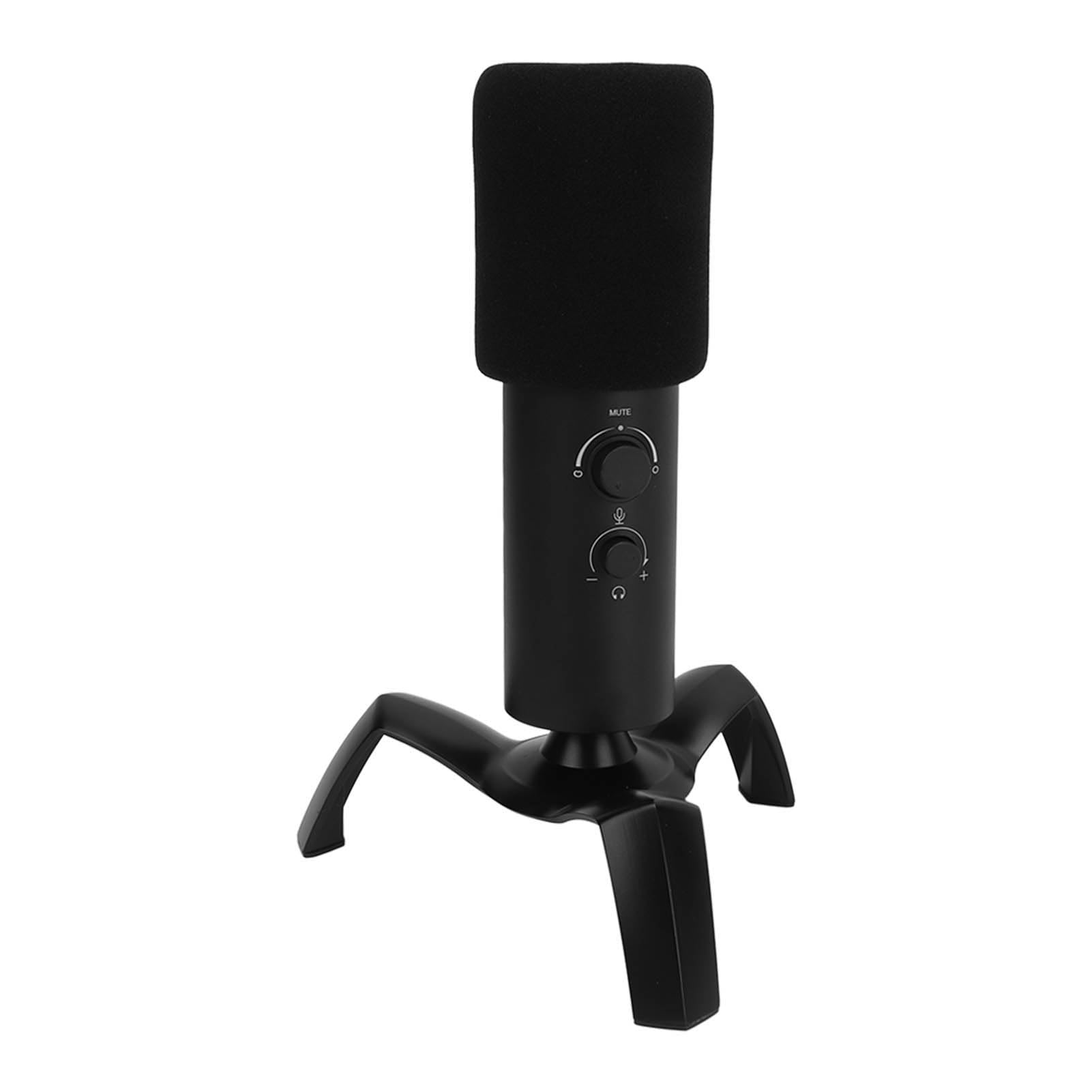 USB-Mikrofon, 192 KHz/24 Bit, Plug & Play-CondenSatormikrofon-Set MIT Professionellem Sound-Chipsatz, Kugel-und Nierentonabnehmer, Matte Textur, Für, Gaming,