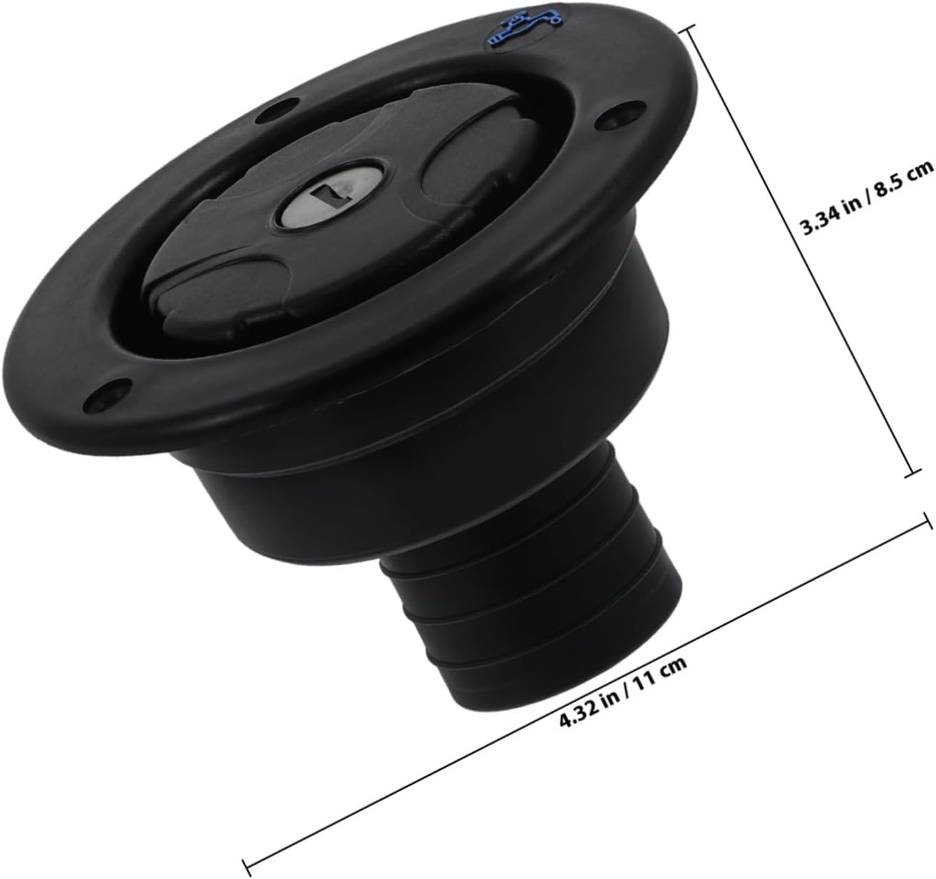 Camper Fresh Water Inlet Cap Rv Water Fill Cap Simple Elegant Design Easy Replacement