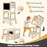 Zoom IMG-2 labebe torre montessoriana bambini multifunzionale