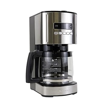 Kenmore Aroma Control Programmable 12-cup Coffee Maker, Stainless Steel/Black with Glass Carafe, LCD Disp