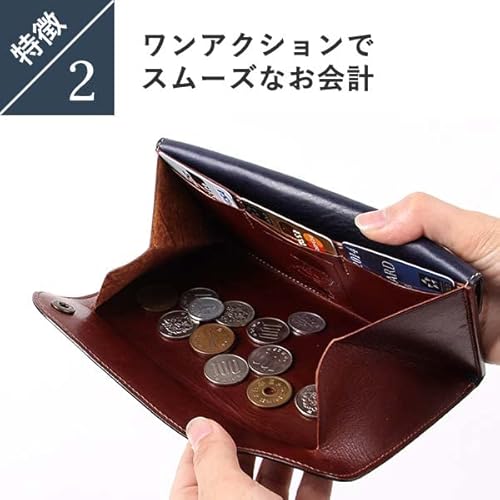 ビアベリー Dフラップウォレットスリム 財布 BEERBELLY (ブラック（プエブロ）)