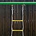 Xben 7.5' Rope Ladder with 2 Hooks for Kids & Adults, Climbing Game for Swing Accessories, Tree House, Playground, Play Set
