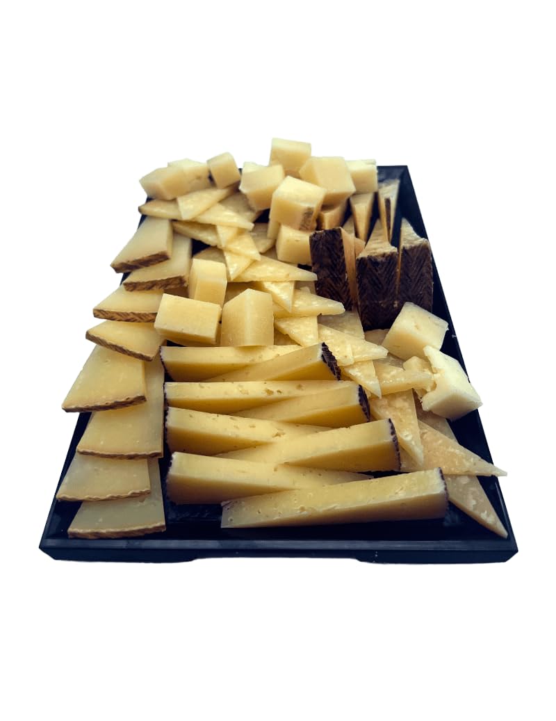 Tabla de Quesos sin Lactosa | Exquisita Selección de Quesos Artesanales de 900gr de queso cortado | Ideal para Intolerantes a la Lactosa | Sabor Suave y Natural | Perfecto para Aperitivos y Cenas