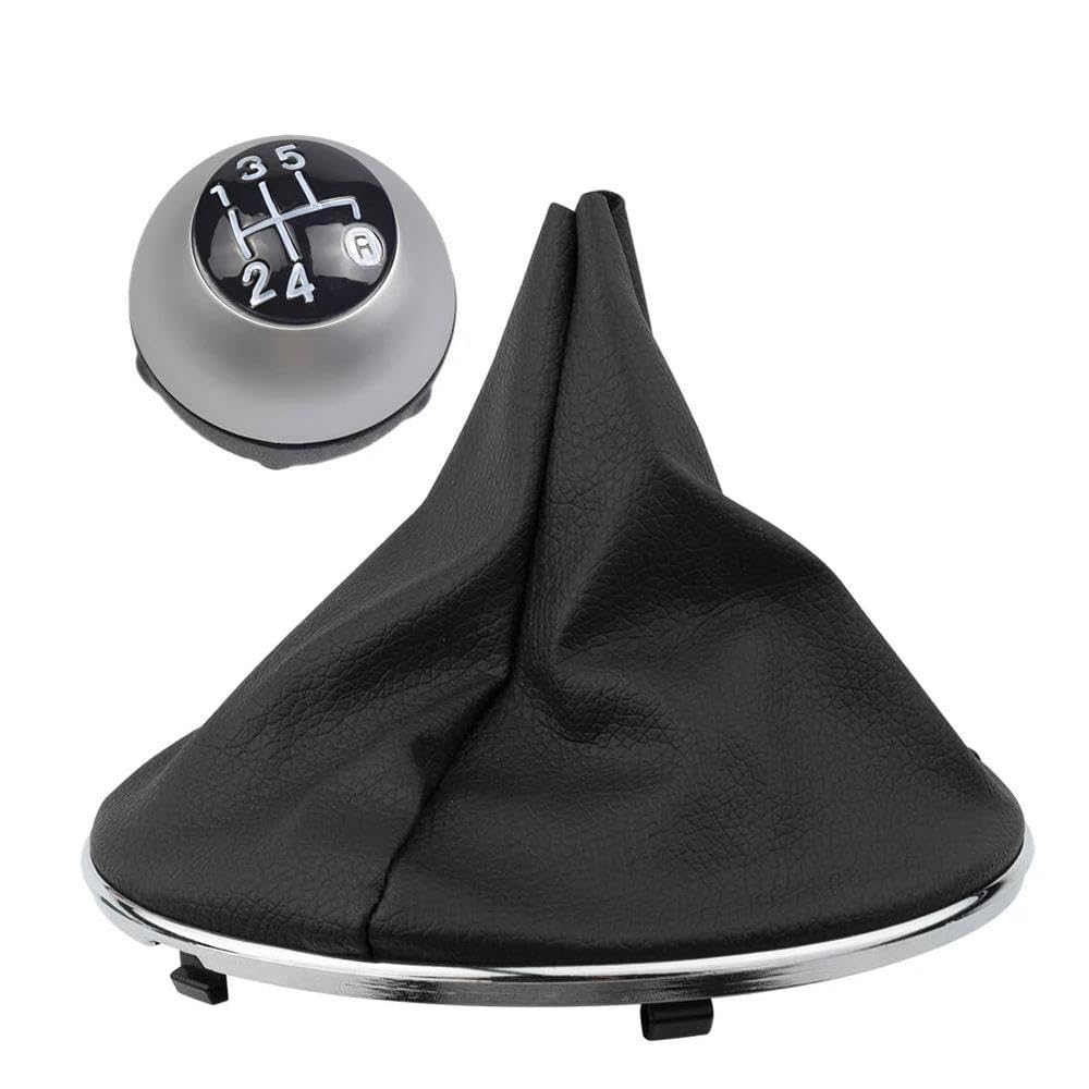 POANBCGY Shift Ball Joint 46315375 5 Speed Car Gear Shift Shifter Knob Head Ball Stick Cover Boot Gaiter for Fiat 500 2012-2018