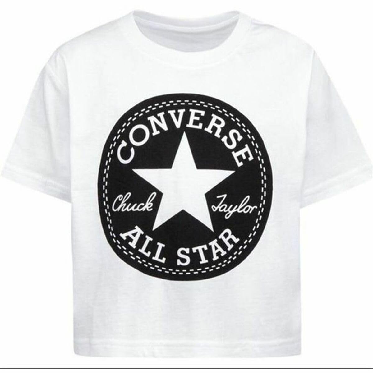 Converse Children's Short Sleeve T-Shirt White