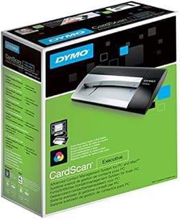 DYMO CardScan v9 Executive Business Card Scanner and Contact Management System for PC or Mac (1760686)