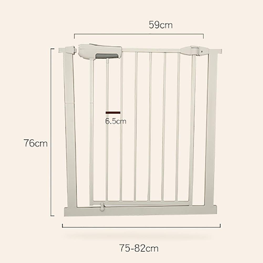 Generic Pet Playpens Bramy Bezpieczeństwa Biała Bramka Bezpieczeństwa Dla Dzieci Bardzo Szeroka Brama Dla Zwierząt Domowych Schody Bramy Schody-Tralki/118-124Cm