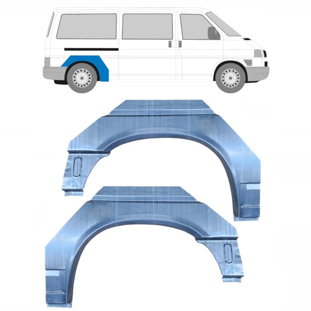 Reparaturblech Kotflügel hinten für Volkswagen Transporter T4 1990-2003