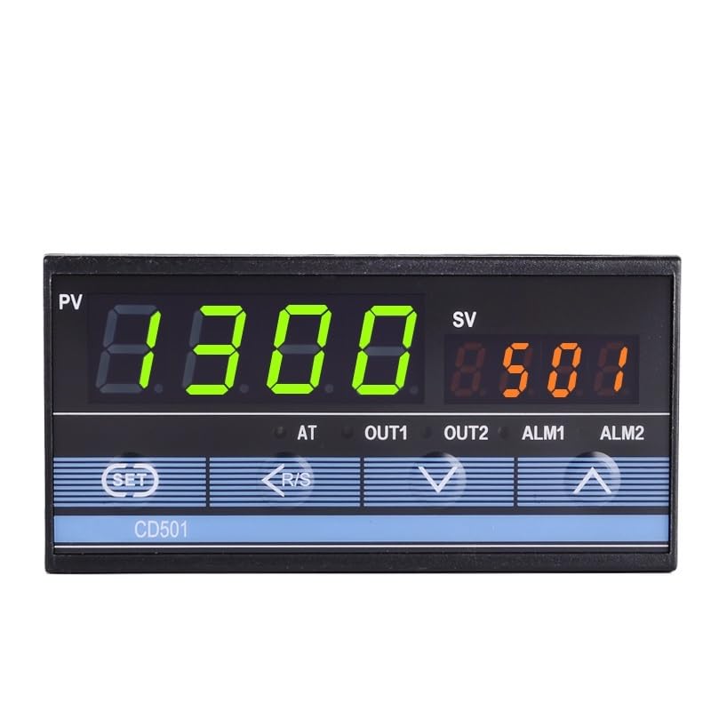Cyfrowy regulator temperatury PID CD501 96x48mm, czujnik sygnału wejściowego termopara K, wyjście przekaźnikowe