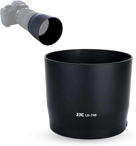 JJC - Parasol protector dedicado para lentes Canon RF 100-400mm F5.6-8 IS USM & EF 70-300mm f/4-5.6 IS II USM, reemplaza Canon ET-74B,
