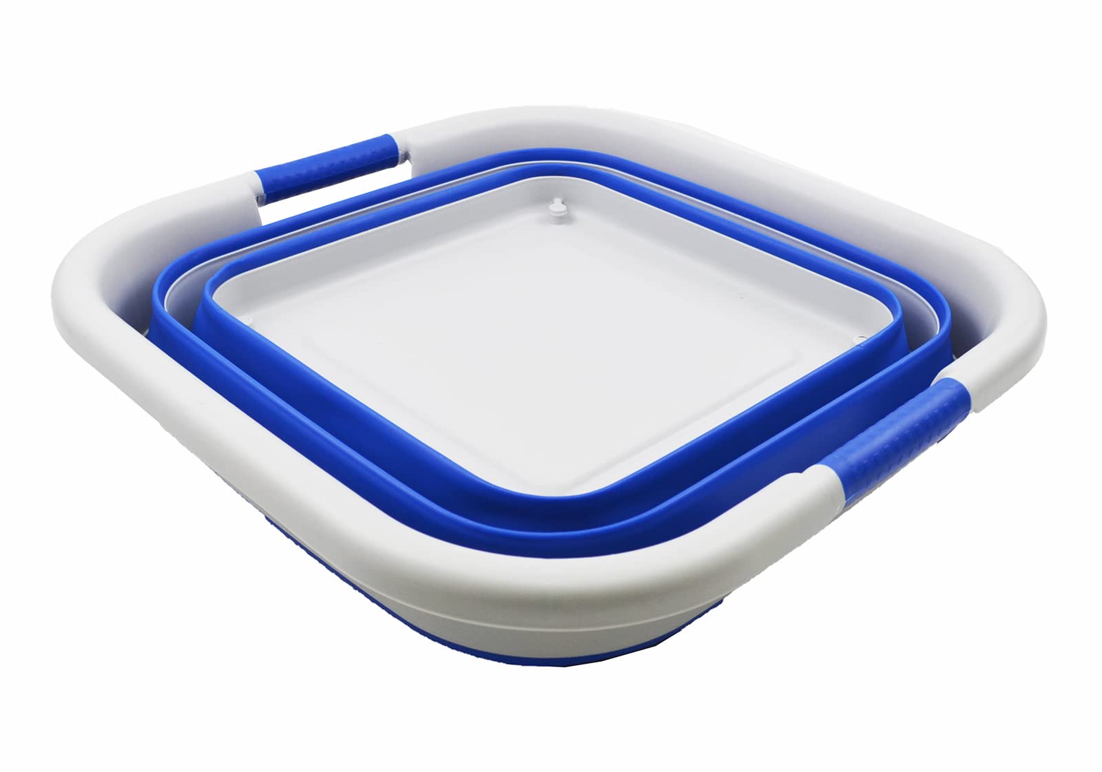 SAMMART 39L opvouwbare plastic wasmand - ovale kuip/mand-opvouwbare opbergcontainer-ruimtebesparende wasmand, watercapaciteit: 30 l (grijs), maat: 61 x 45,5 x 27,3 cm SAMMART 39L opvouwbare plastic wasmand - ovale kuip/mand-opvouwbare opbergcontainer-ruimtebesparende wasmand, watercapaciteit: 30 l (grijs), maat: 61 x 45,5 x 27,3 cm
