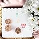 LALAGO Holz Lehrer Stempel Set - 9 Stück Motivstempel für Belohnung und Lob - Geschenk für Lehrertag Motivation - Deutsch Rund