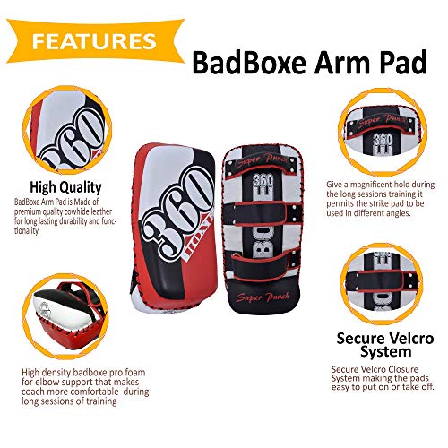 image for Twister Boxing Kick Shield 100% Cowhide Leather Thai pad MMA Muay Thai