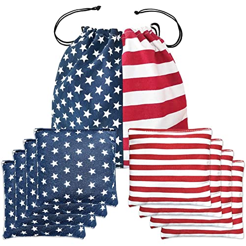 Petgirl Cornhole Bags Premium Weather Duckcloth Cornhole Bean Bags Cornholebags Set Of 8 Regulation #TOP11
