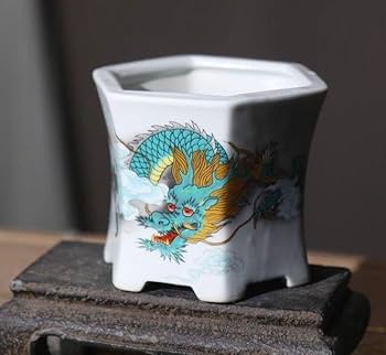 美芸　六角　盆栽鉢 美芸 六角 盆栽鉢