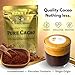 Ohm Raw Cacao Powder Organic Pure Unsweetened | Natural Source of Magnesium, Iron and Theobromine | Organic Sugar-Free Chocolate Baking Powdered Drink Mix (33 Servings)