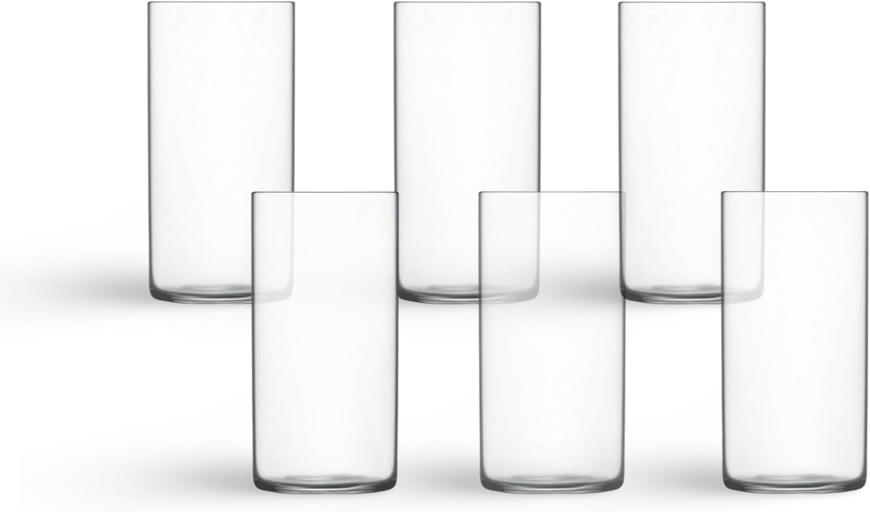 Bormioli Luigi Topclass Set of 6 Crystal Glasses, Clear, 35 cl