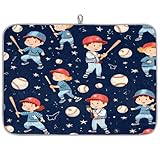 Taille pratique : disponible en deux tailles pratiques (40,6 x 45,7 cm et 45,7 x 61 cm), ce tapis de séchage pour comptoirs de cuisine s'adapte parfaitement sous les égouttoirs, près des éviers ou sur des étagères