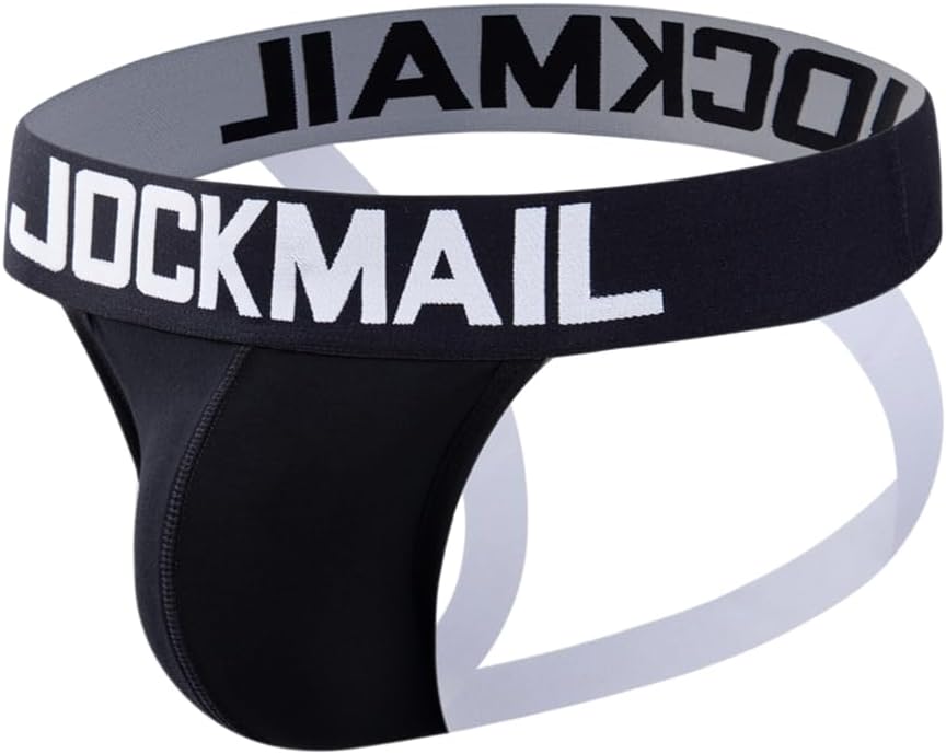 Mens Jockstrap Underwear Wide Belt Athletic Supporter Mens Thongs Sport Underwear Jock Strap