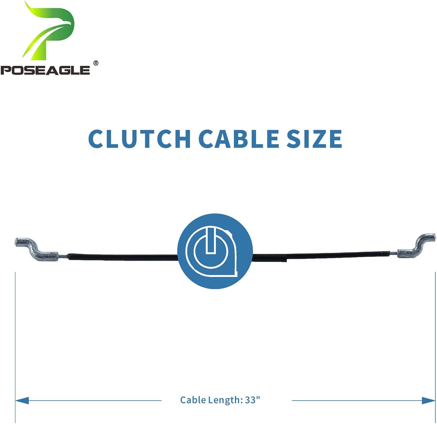 review POSEAGLE 2 Pack 762259MA Auger Drive Cable Replaces Craftsman 762259ma, Craftsman 762259, Murray 762259MA, Murray 1501124MA
