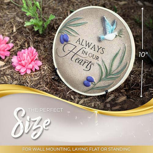 Plaque de condoléances de jardin Spiritwind pour surmonter le manque des proches perdus - 7