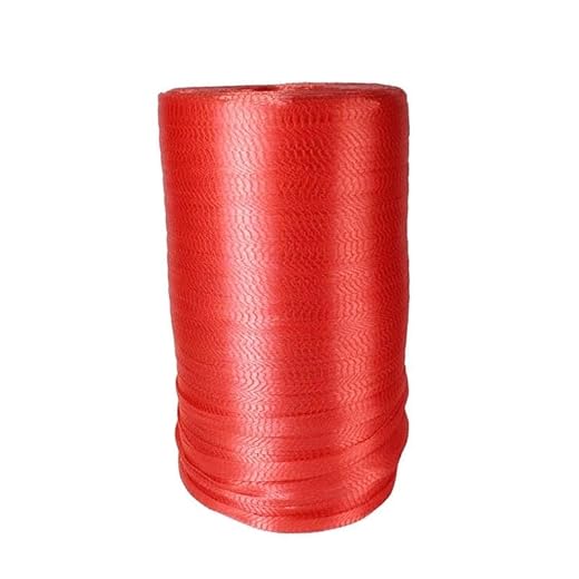 YTBHSHXZ， Bolsa de Malla for nueces y castañas, de plástico Tejido, Ideal for el jardín del hogar.(Red Color,Length 20M)