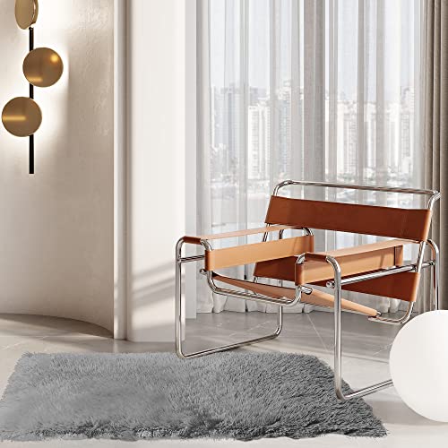 TTLOJ Rectangle Rug for Play Tent, Decorative Area Rug, Fluffy Soft Mat Pad for Kids Room Playhouse Nursery Room, Children Room Decor Dormitory Velvet 50.5" Lx38.5 W Gray