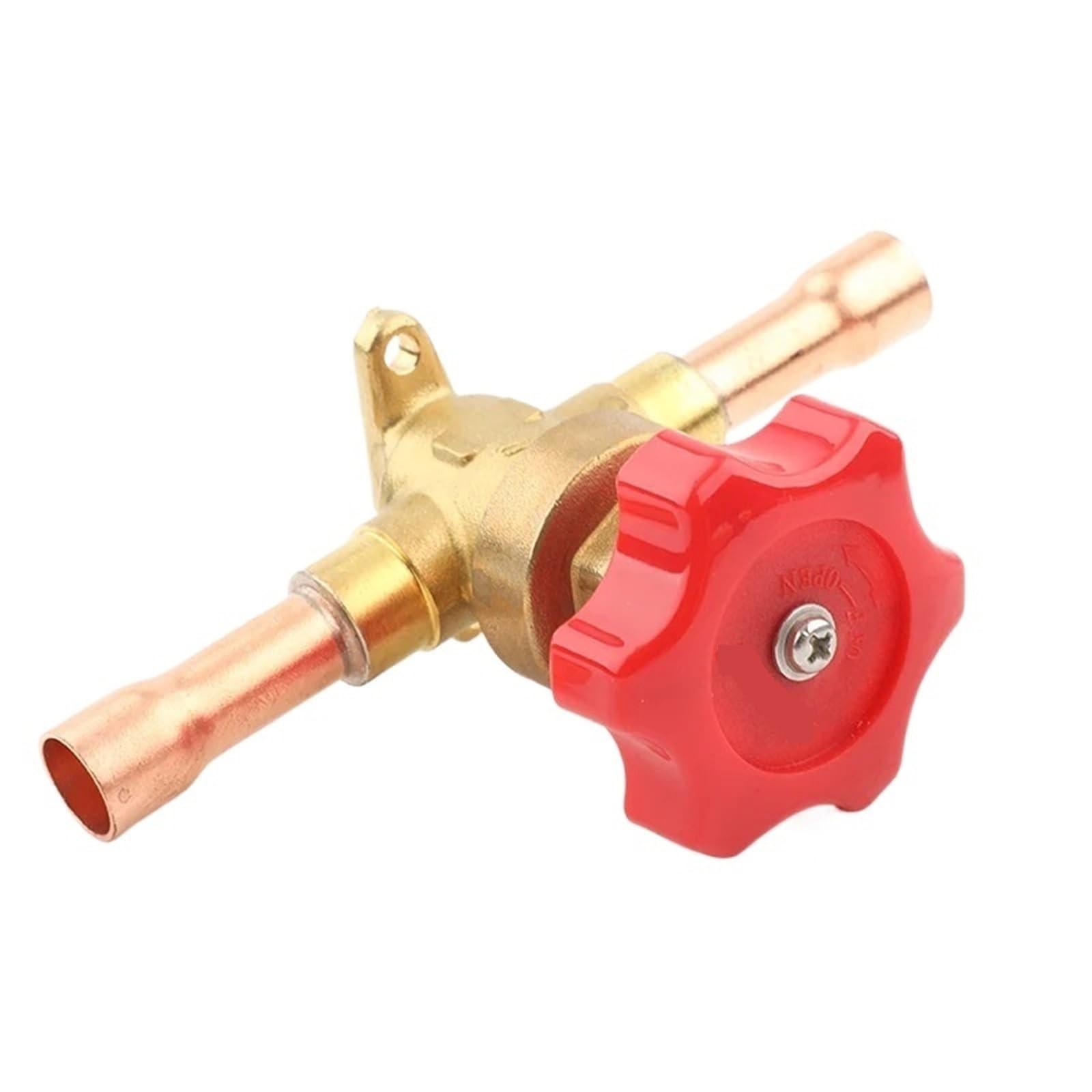 Trgyjgkf One Color Diaphragm Manual Valve Screw Weld Copper Pipe Straight Through Globe Accessories(Welding 16Mm)