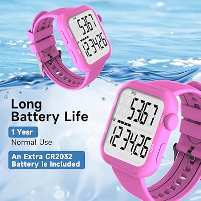 Pedometer Watch, Multi-Function Pedometer for Walking Steps and Miles, 3D Super Accurate Step Counter, Track Steps for Men Women Seniors