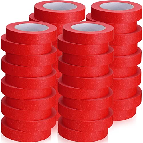 20 Rolls Painters Tape Masking Tape Bulk 1 Inch X 55 Yard, General Purpose Paint Tape Removable Adhesive Tape Multi Surface Paper Tape For Painting Labeling Packing School Supplies #TOP21