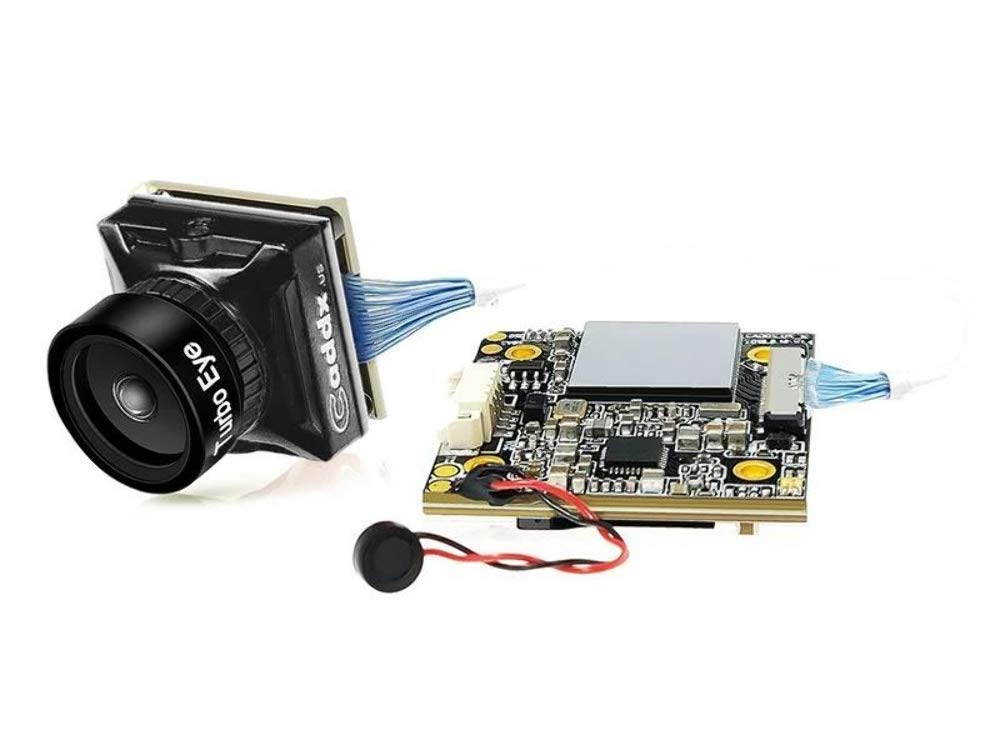 Turtle V2 1080p 60fps Mini HD FPV Camera w/ DVR - Black FPV Drone