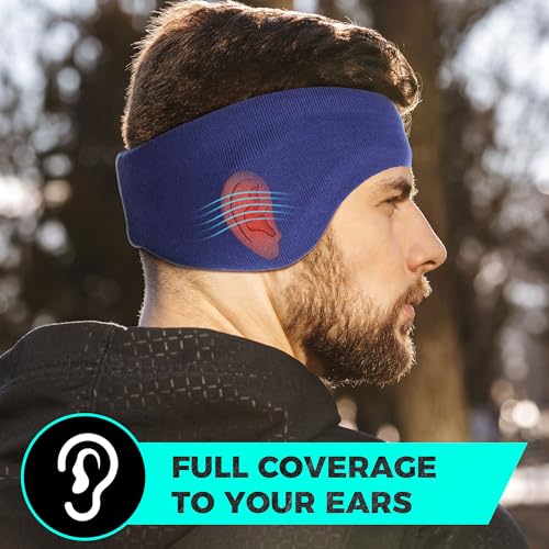 Image of WTACTFUL 1-2 Pack Ear Muffs Ear Warmers, Winter Extra Thick Fleece for Men