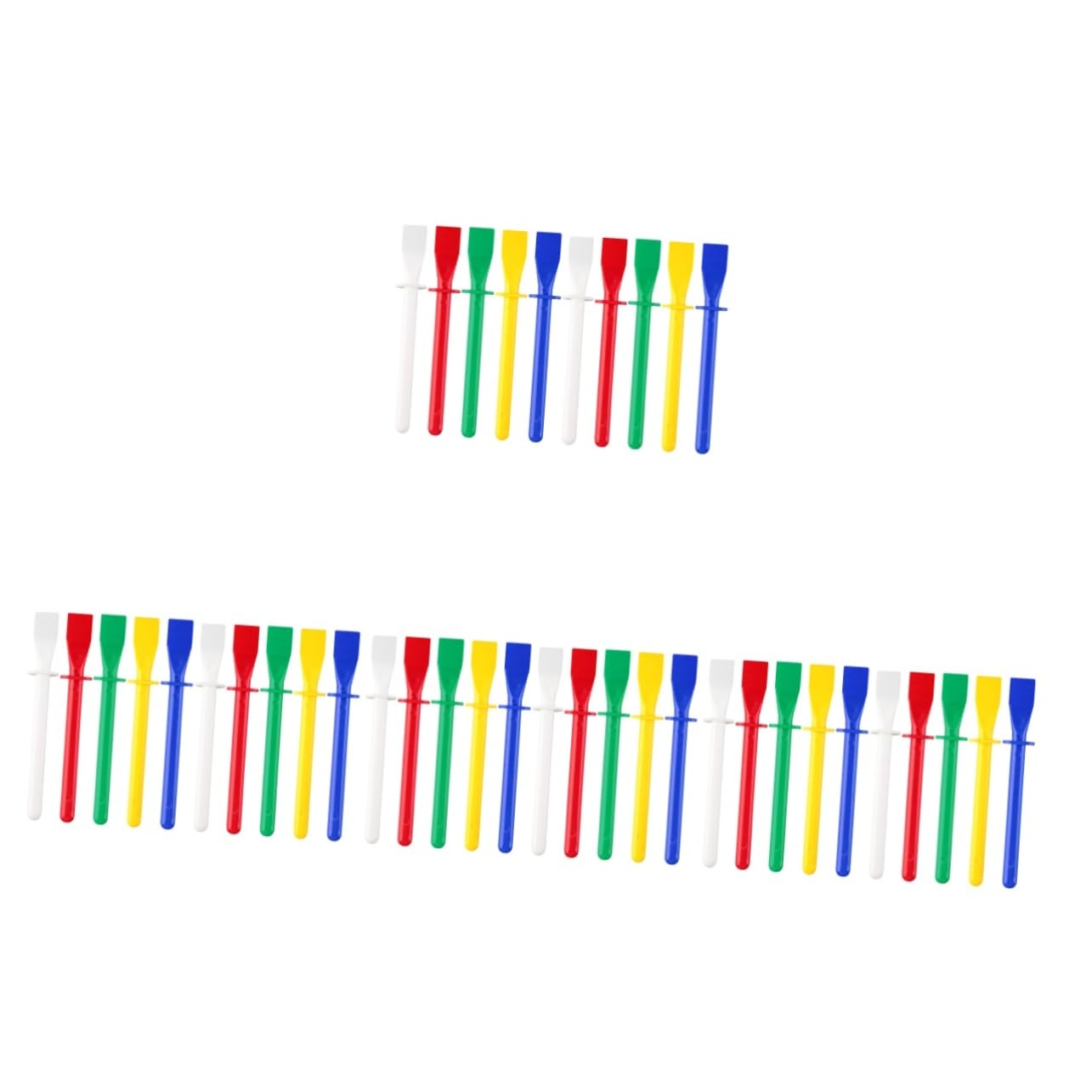 Lurrose 4 Set Set Di Strumenti Per Colla in Pelle Di Colla Adesivo Spargitore Colore Tessuto Bastoni Mestiere Precisione Kit Glue Stick Spargir Materiale Pp 10 Pezzi*4