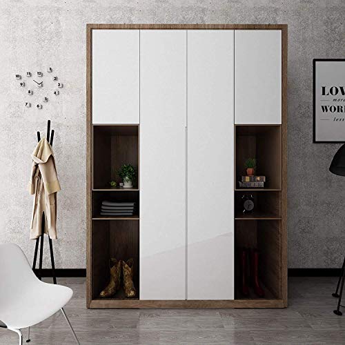 Image of Elton White Glossy Adhesive Decorative Vinyl Shelf Liner Decorative Self Adhesive Vinyl Sheet for Table top,Furniture, Almirah and Other DIY, Renovation Projects 24 X 144 Inches