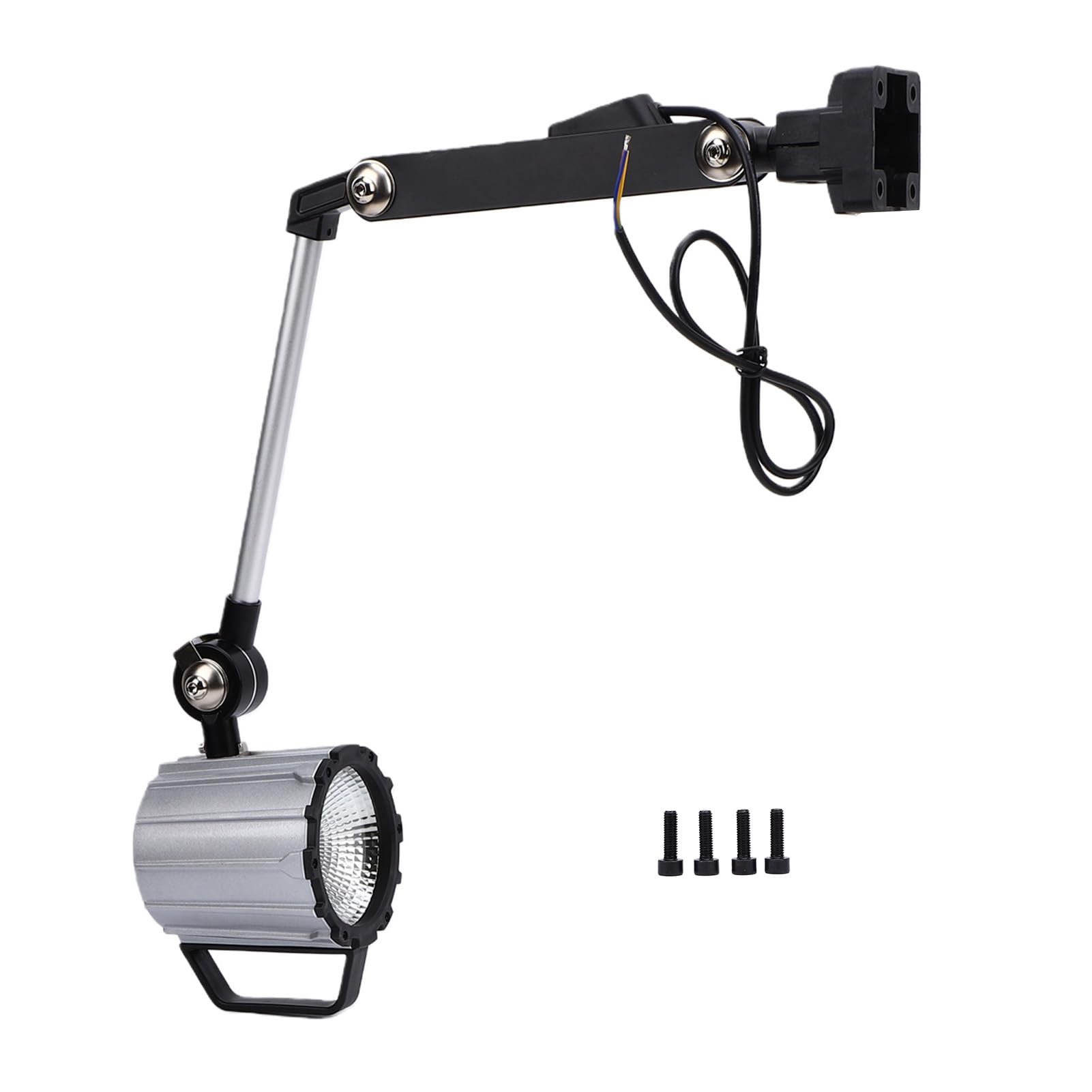 Luce da Lavoro a LED da 24 W, Involucro Robusto Regolabile, Luce per Macchina in Lega di Alluminio per Rettificatrice per Tornio CNC