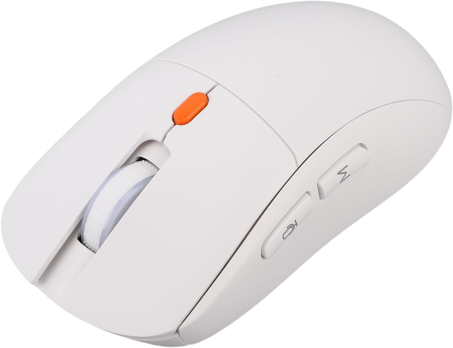 Sanpyl Ai Mouse for ChatGPT, Built in Microphone for Voice Typing/Translation/Search/Live Transcription, Wireless 3 Mode 2.4G Bluetooth Mouse, Adjustable DPI (800-4000) (White)