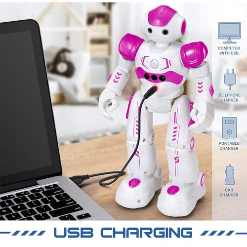 image for KingsDragon RC Robot Toys for Kids, Gesture & Sensing Programmable Rem