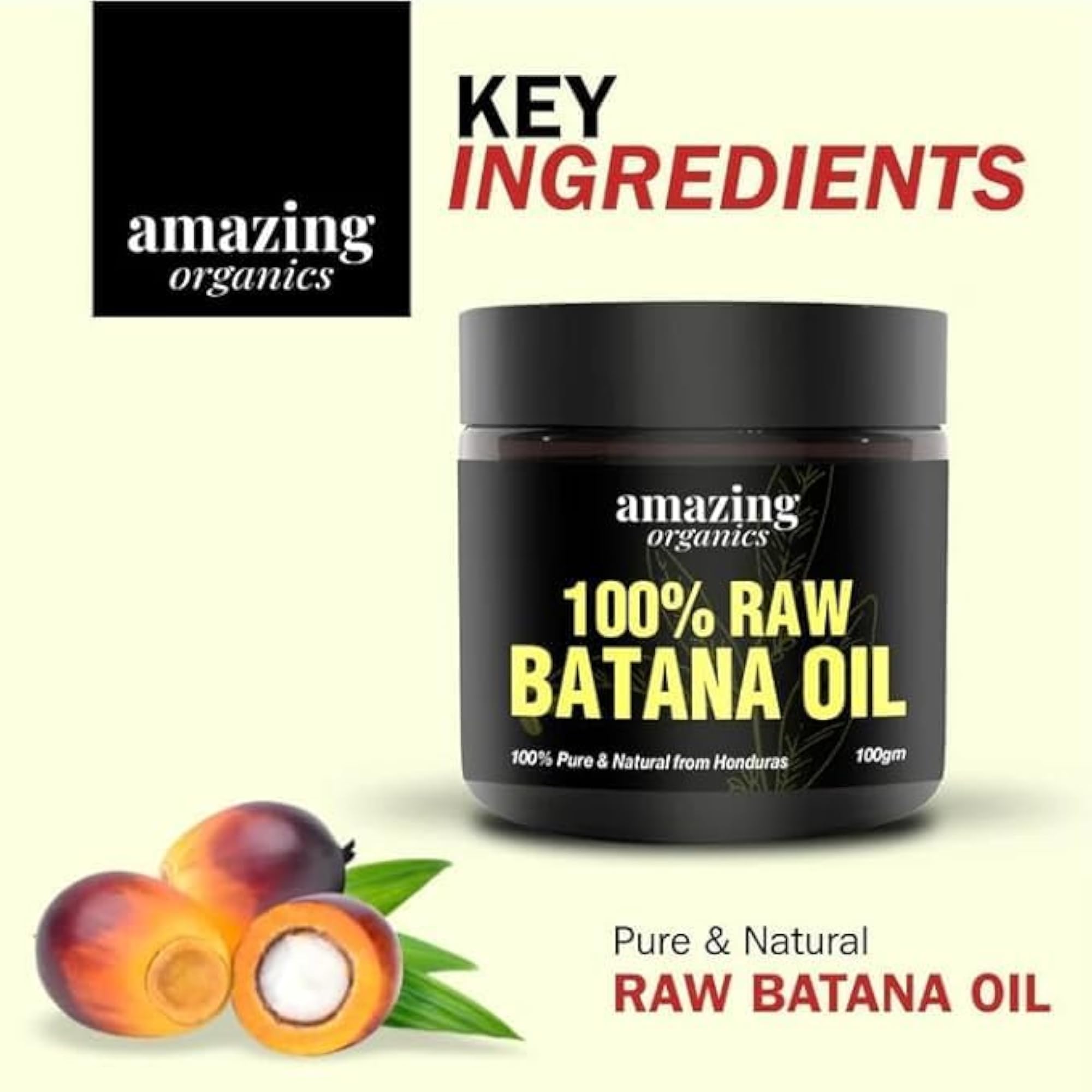 Raw Batana Oil - Pure, Unprocessed for Hair & Skin Nourishment