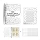 Sparbuch mit Geldumschlägen, Budget Planner A5, 100 Envelope Challenge Binder mit Challenge Tracker und Pre-numbered Geldfächer, Sparbuch Für Geld Challenge, Geldsparmappe für Paare, Büros, Zuhause