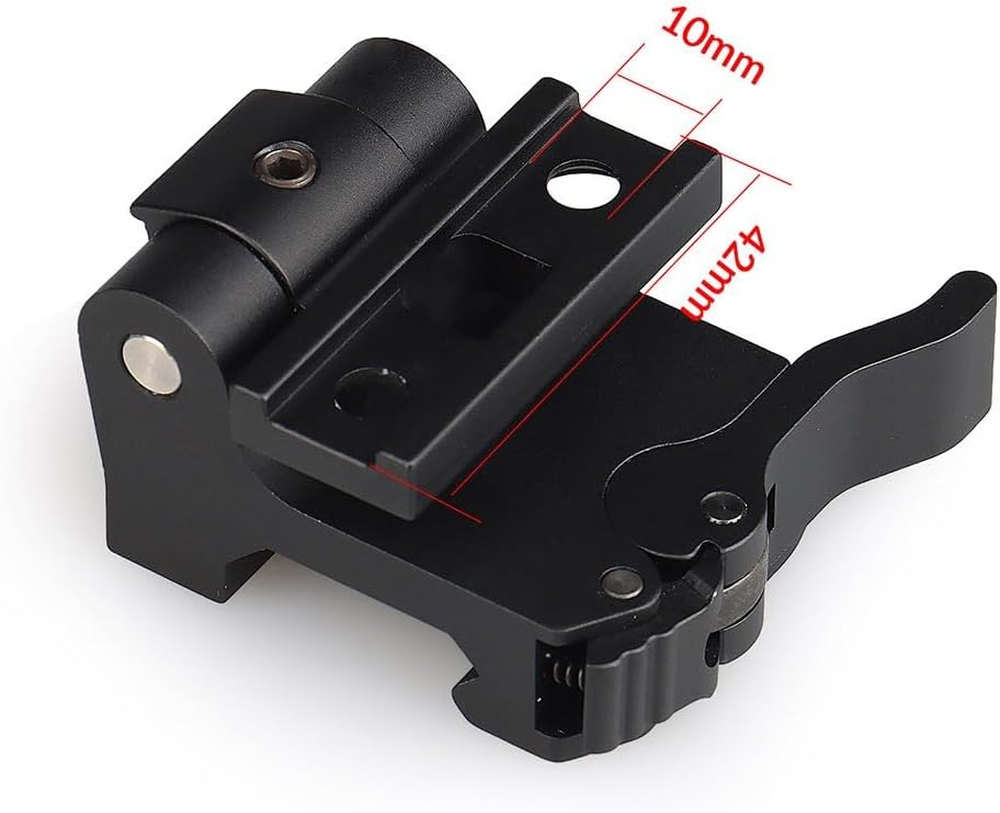 FTC 2.26/2.91 G33 G43 G45 3X/5X 6X Magnifier Flip-to-Side Mount Kit Tactical Optics Base Adapter QD Quick Release/Detach with Heighten Spacer Combo