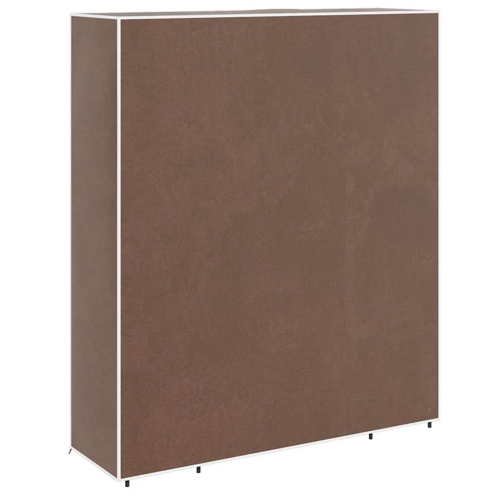 Faltbarer Kleiderschrank aus Stoff, mit Regalen und Kleiderstangen, 45 x