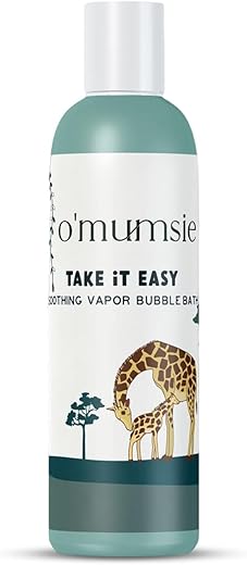 o’mumsie – curated for devoted mamas- Soothing Vapor Bubble Bath With Eucalyptus & Lavender| Plant Rich Formula Safe For Kids & Adults To Soothe & Relieve Cold, Sinus, Flu &…