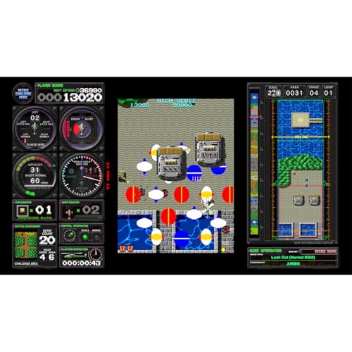 Toaplan Arcade Garage Kyukyoku Tiger-Heli NS compilation jeu de tir