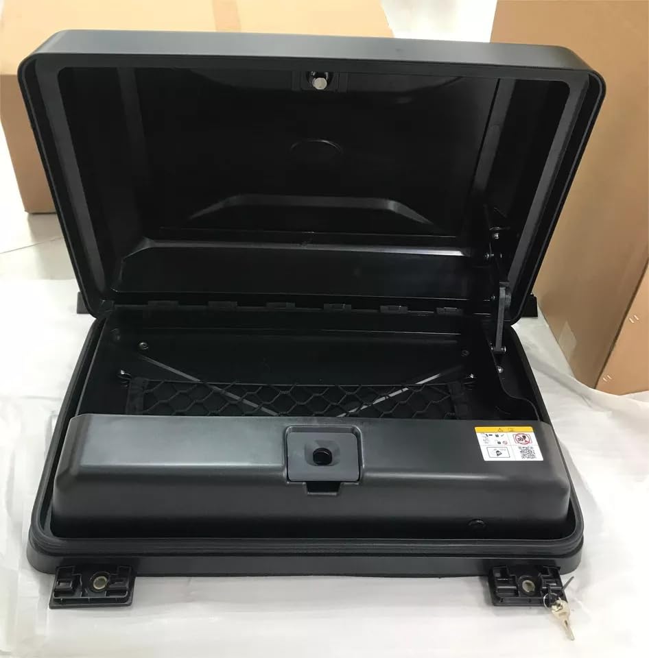 YHELI Matte Black Side Toolbox Storage Box Exterior Mounted Gear Carrier with Lock Fits for Land Rover Defender 110 90 130 2020 2021 2022 2023 2024