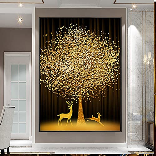 Broderie diamant 5D kit complet grand format mosaïque strass arbre de fortune
