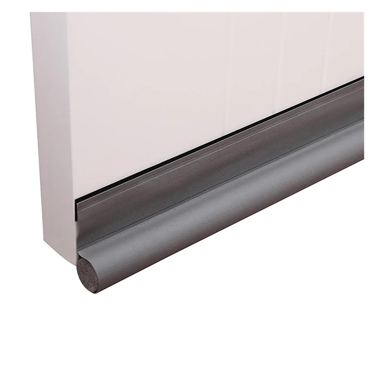 Xctdsvah Grey Door Stop Under Door Draft Bottom Sealing Strip Wind Noise Acustic Foam Stripping Seal Blocker Guard Holder(Gray)