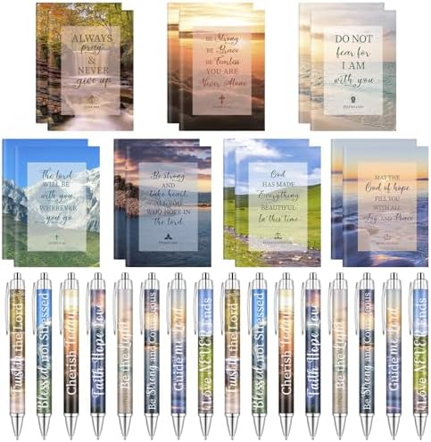 Haiabei 28Pcs Bible Notebooks Christian Gifts Set Bulk Christian ...