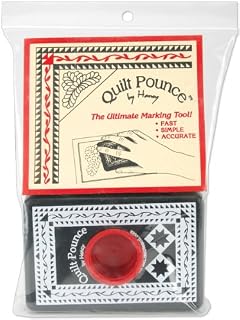 Hancy 4 oz Quilt Pounce Pad with Chalk Powder, White