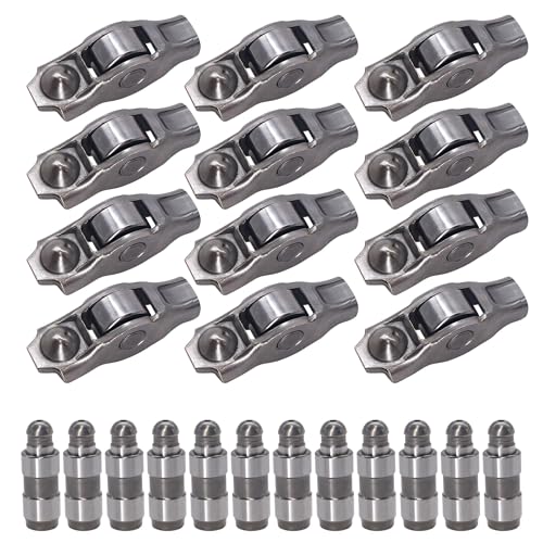 HiSport Rocker Arm and Lifter Kit 5184332AA 12PCS - Compatible with Chrysler 200 300 Dodge Ram 1500 Promaster Challenger Charger Journey Avenger Jeep Grand Cherokee Wrangler 2011-2020 3.6L