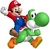 Mario & Yoshi - for Light-Colored Materials - Iron On Heat Transfer 7' x 7'